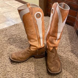 Olathe Mens 9 1/2D Tall Top Cowboy boots